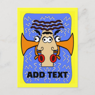 Cool Jazz Abstract Cubism , Jazz Fest 2011 Postcard