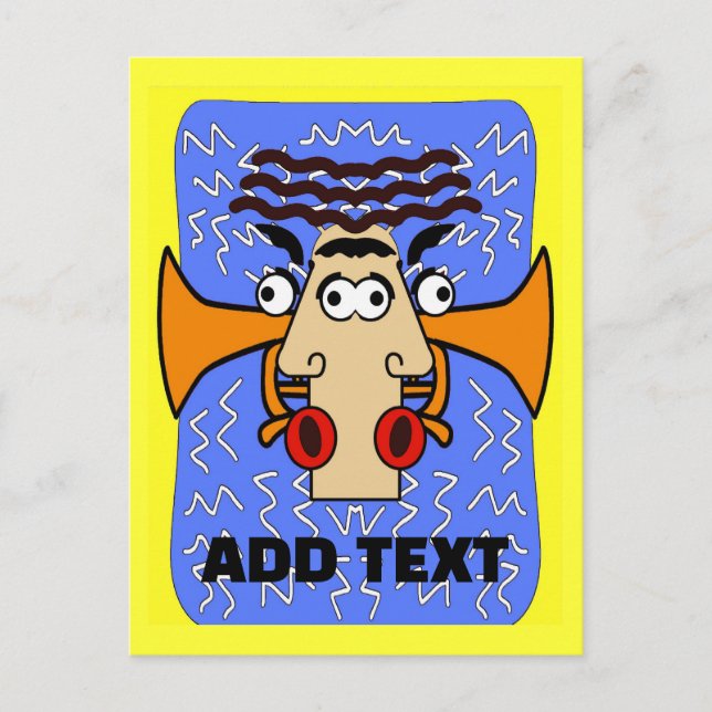 Cool Jazz Abstract Cubism , Jazz Fest 2011 Postcard (Front)