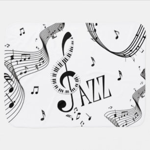 Cool Jazz Baby Blanket