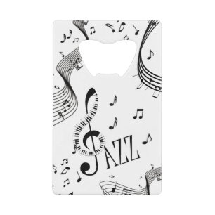 Cool Jazz Credit Card Bottle Opener