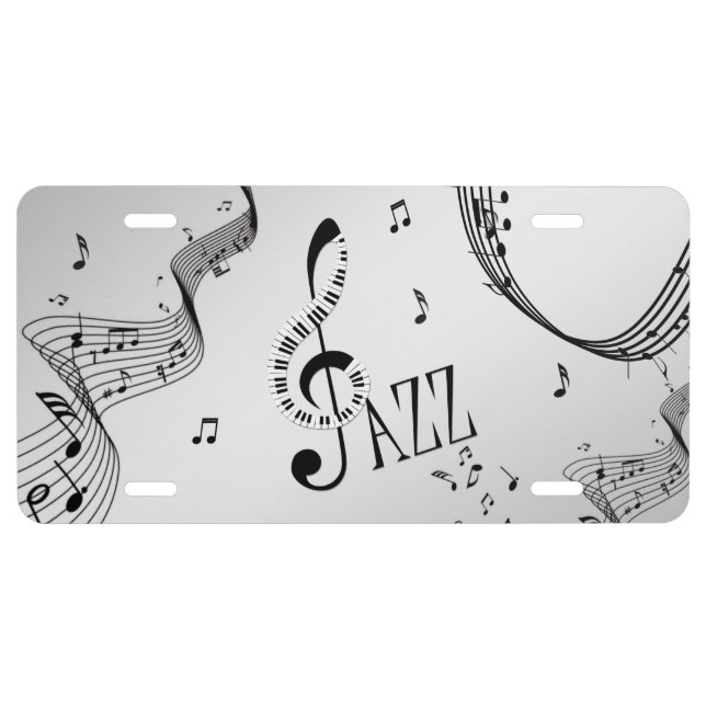 Cool Jazz License Plate (Front)