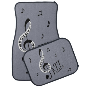 Cool Jazz Steel Car Floor Mat
