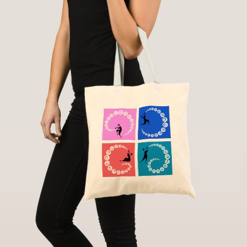 Cool Jazz Trumpet Musician Tote Bag