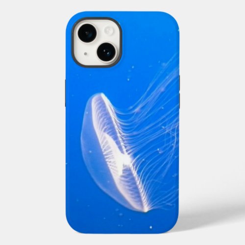 Cool Jellyfish Tentacles Bright Blue Water Case_Mate iPhone 14 Case