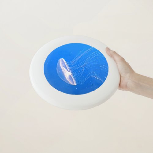 Cool Jellyfish Tentacles Bright Blue Water Wham_O Frisbee