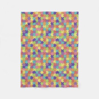 Cool Jigsaw Puzzle Fleece Blanket by theunusual at Zazzle