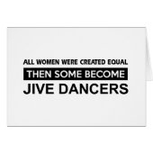 Cool Jive dancer designs (Front Horizontal)