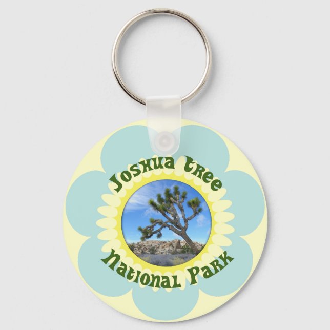Cool Joshua Tree Keychain! Keychain (Front)
