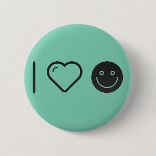 Cool Joy Emoticons Pinback Button