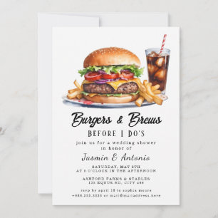 COOL Juice and Burgers Invitation