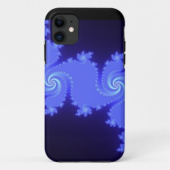 Cool Julia Fractal Spirit Blue Art Iphone 5 Case by WeveGotYouCovered at Zazzle