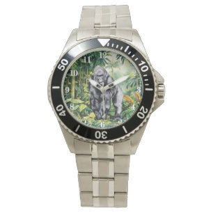 Cool jungle gorilla lovers watch