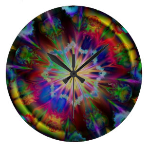 Cool Kaleidoscope Clock Design