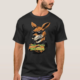 Cool Kangaroo Fast Paced Mayhem Black T-Shirt