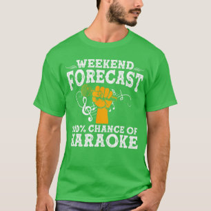 Cool Karaoke Art Men Women Karaoke Bo Microphone S T-Shirt