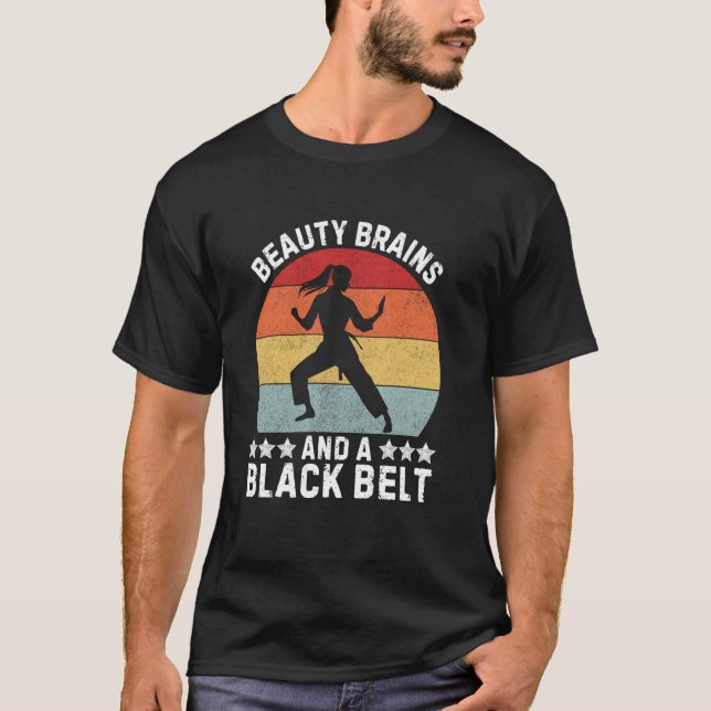 Cool Karate Design For Women Girls Martial Arts Ka T-Shirt (Front)