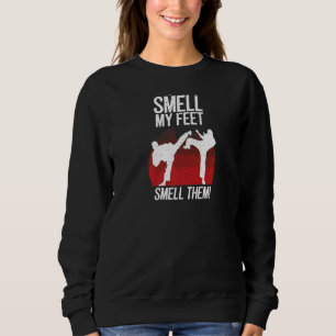 Cool Karate For Boys Girls  My Feet Karate Sweatshirt