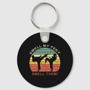 Cool Karate Funny Smell My Feet Karate For Boys Gi Keychain
