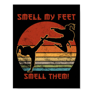 Cool Karate Gifts For Boys Girls Funny Smell My Fe Poster