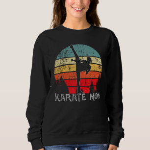 Cool Karate Mom japanese martial art for mothers Sweatshirt