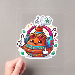 Cool Kawaii Moroccan Tagine Acrylic Invitations