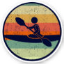 Cool Kayak Sunset Sticker