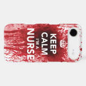 Cool "Keep Calm I'm a Nurse" iPhone 5C Case (Back (Horizontal))