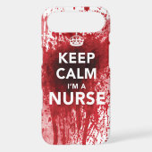 Cool "Keep Calm I'm a Nurse" iPhone 5C Case (Back)