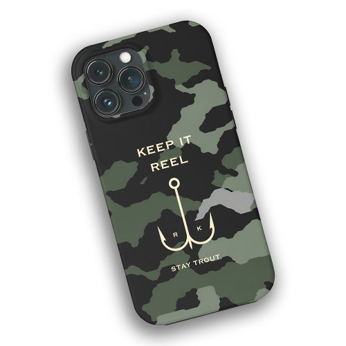 COOL KEEP IT REEL FISHING FATHERS DAY CAMO iPhone 13 PRO MAX CASE