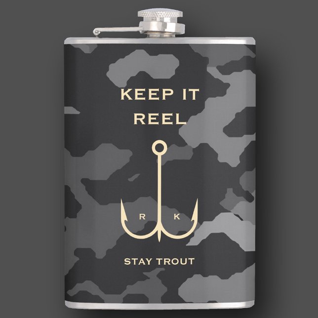 COOL KEEP IT REEL FISHING FATHER'S DAY CAMO FLASK (COOL KEEP IT REEL FISHING FATHER'S DAY CAMO FLASK
)