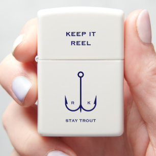 COOL KEEP IT REEL FISHING FATHER'S DAY STAY TROUT ZIPPO LIGHTER