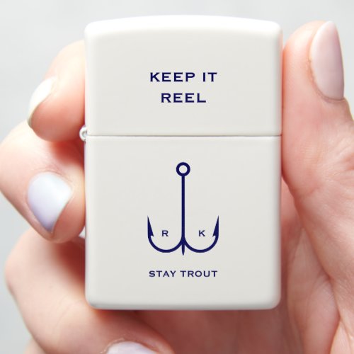 COOL KEEP IT REEL FISHING FATHERS DAY STAY TROUT ZIPPO LIGHTER
