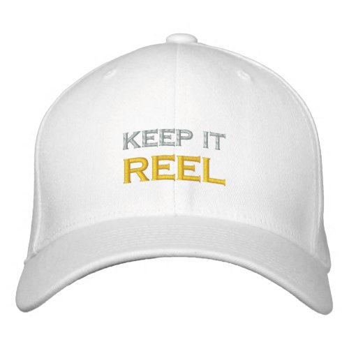 COOL KEEP IT REEL STAY TROUT FISHING FATHERS DAY  EMBROIDERED BASEBALL CAP