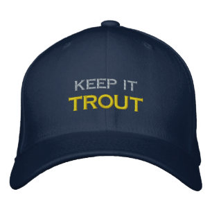 COOL KEEP IT TROUT STAY REEL FISHING FATHER'S DAY EMBROIDERED BASEBALL CAP