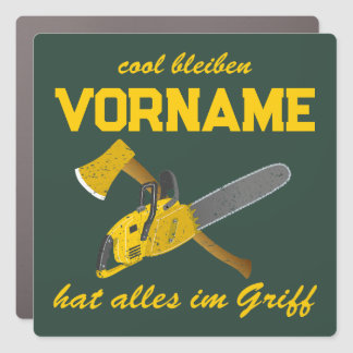 Cool keeps everything under control car magnet