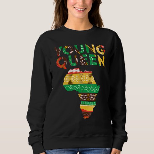 Cool Kente Cloth Kids Girls African Print African  Sweatshirt