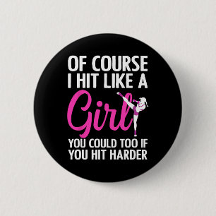 Cool Kickboxing For Women Girls Taekwondo Karate K Button