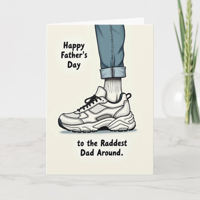 Cool Kicks Fathers Day Card (Front)