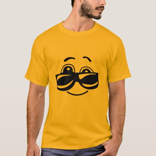 Cool Kid Emoticon Group Costume Shirt