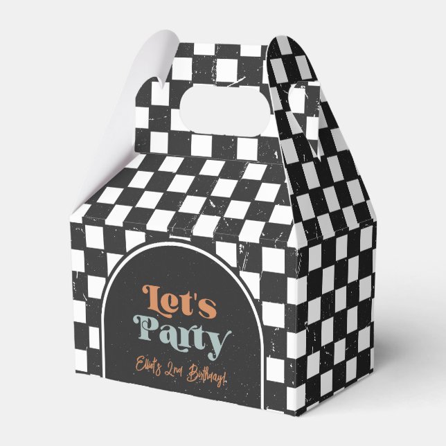 Cool Kid Party Favor Box | Skateboarding Party (Front Side)