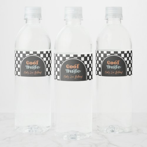 Cool Kid Party Water Bottle Labels