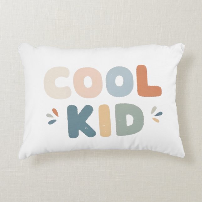 Cool Kid Pillow (Front)
