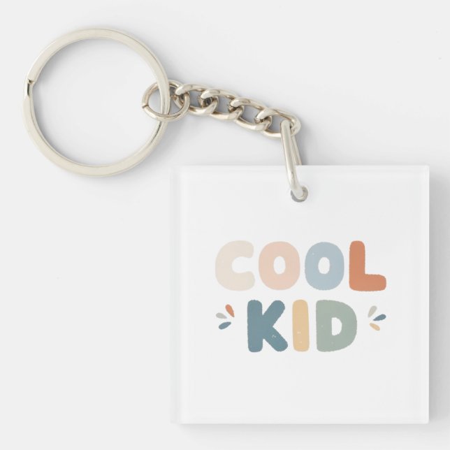 Cool Kid Pillow Keychain (Front)