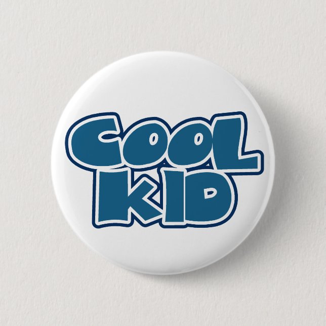 Cool Kid Pinback Button (Front)