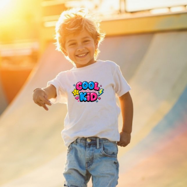 Cool Kid Y2K Toddler Graphic T-Shirt (Creator Uploaded)
