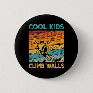 Cool Kids Climb Walls Extremesport Rock Climbing B Button