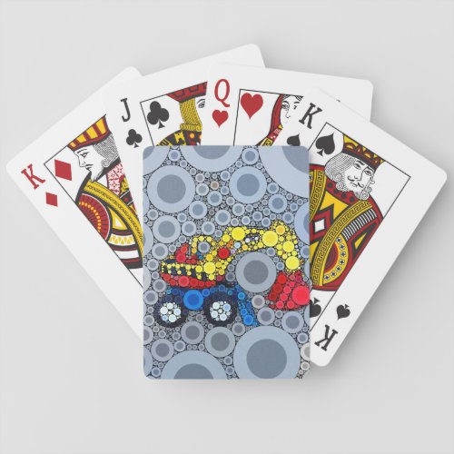 Cool Kids Construction Truck Excavator Digger Playing Cards