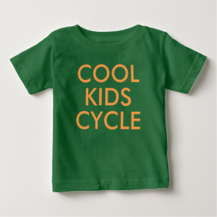 Cool Kids Cycle   Kids Bright Cute Baby Bodysuit