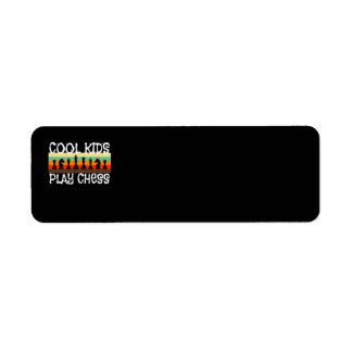 Cool Kids Play Chess Chess Player Chess Game Label