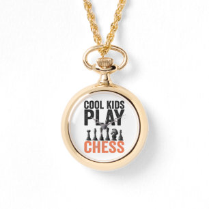Cool kids Play Chess Funny Chess Board Lovers Gift Watch